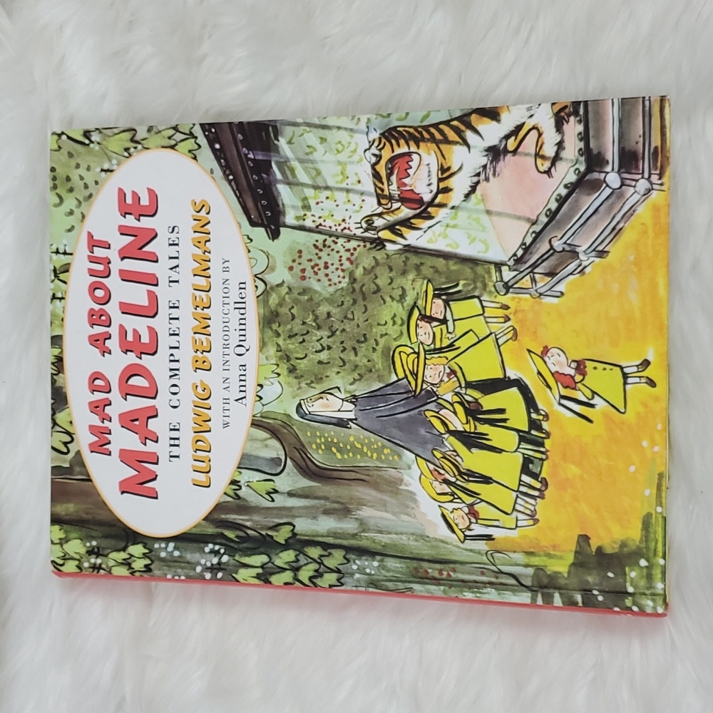Vintage 1993  Mad About Madeline book Anna Quindlen hard cover